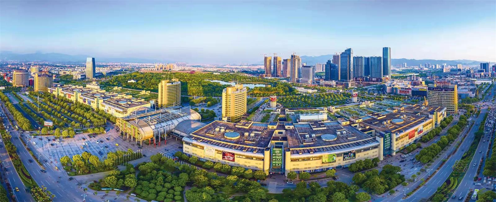 Panoramic view of Yiwu market