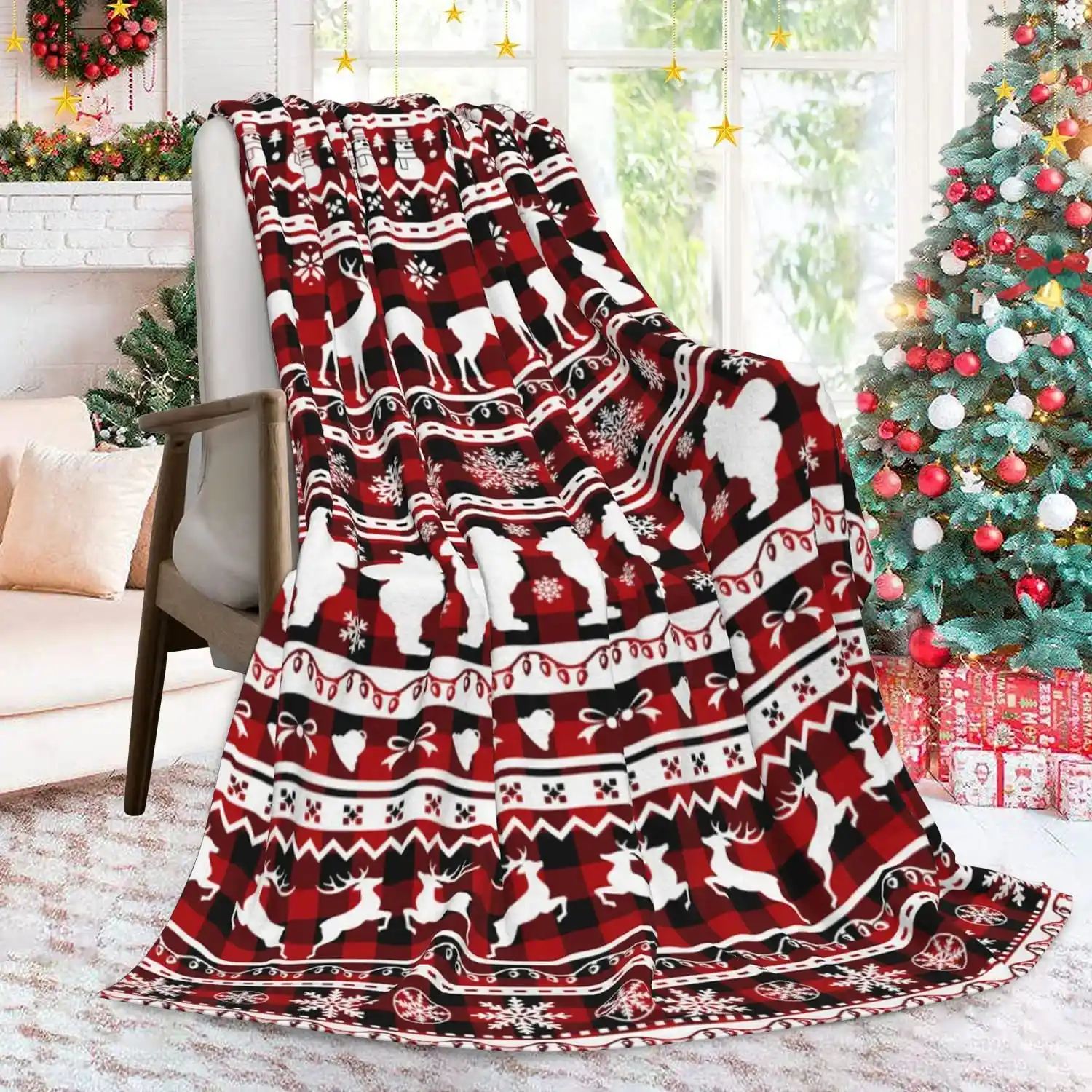 Christmas Throw Blankets