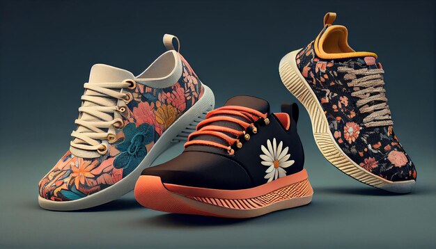 Shoes with Bold Colors and Prints